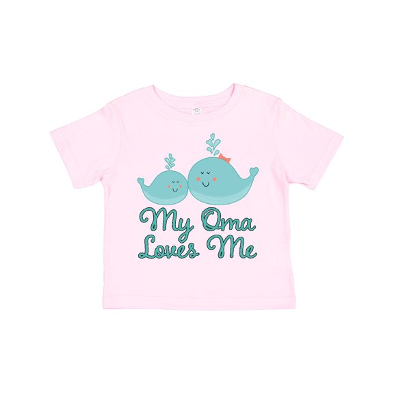 Inktastic My Oma Loves Me Fish Boys or Girls Toddler T-Shirt