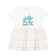thumbnail image 1 of Inktastic My Oma Loves Me Fish Girls Baby Dress, 1 of 5