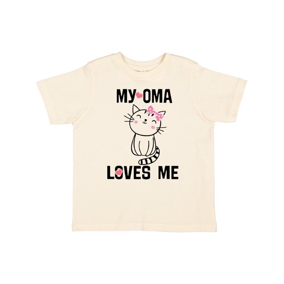 Inktastic My Oma Loves Me Girls Gift Girls Toddler T-Shirt