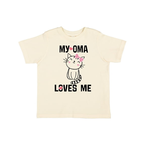 Inktastic My Oma Loves Me Girls Gift Girls Toddler T-Shirt