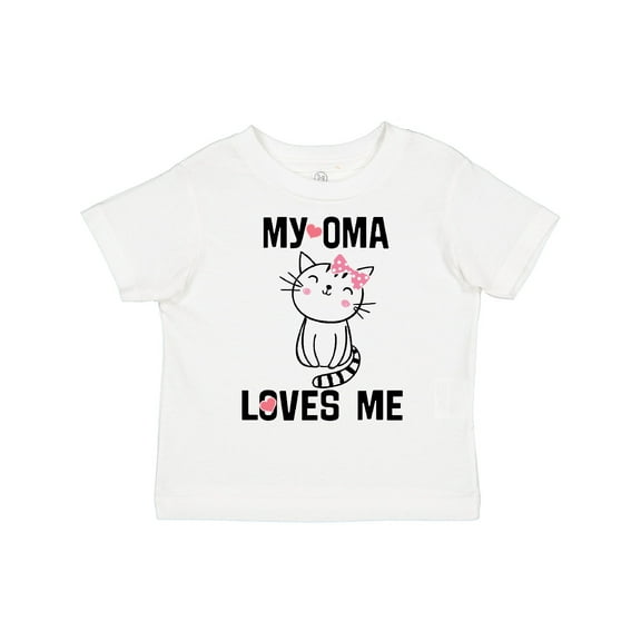 Inktastic My Oma Loves Me Girls Gift Girls Toddler T-Shirt