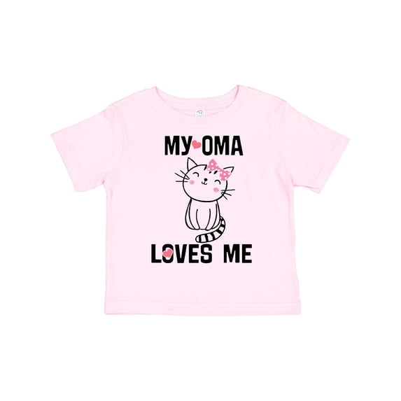 Inktastic My Oma Loves Me Girls Gift Girls Toddler T-Shirt