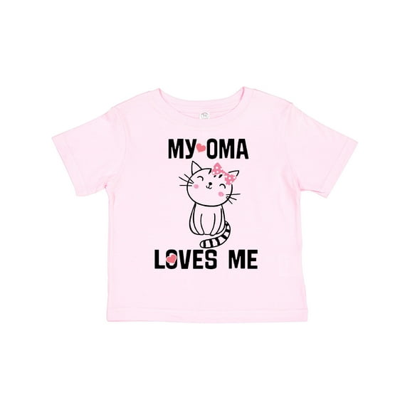Inktastic My Oma Loves Me Girls Gift Girls Toddler T-Shirt