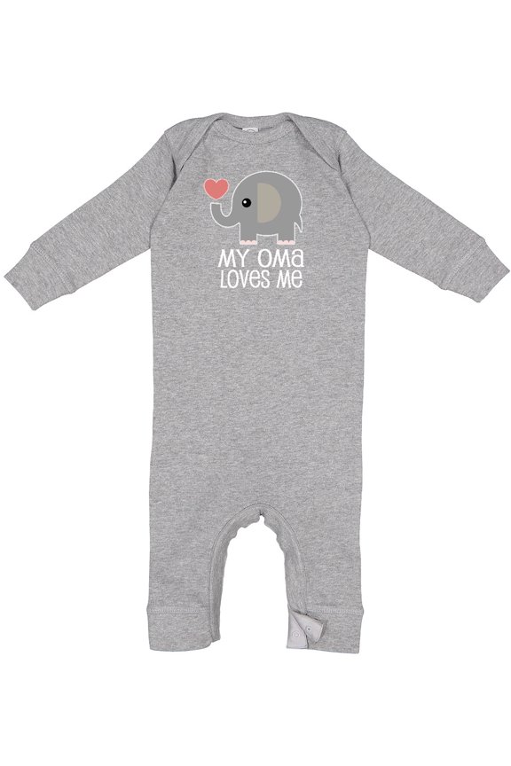 My Oma Loves Me Grandchild Baby Romper Coveralls