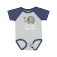 thumbnail image 1 of Inktastic My Oma Loves Me Grandchild Boys or Girls Baby Bodysuit, 1 of 5