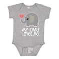 thumbnail image 1 of Inktastic My Oma Loves Me Grandchild Boys or Girls Baby Bodysuit, 1 of 5