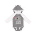 thumbnail image 1 of Inktastic My Oma Loves Me Grandchild Boys or Girls Long Sleeve Baby Bodysuit, 1 of 5