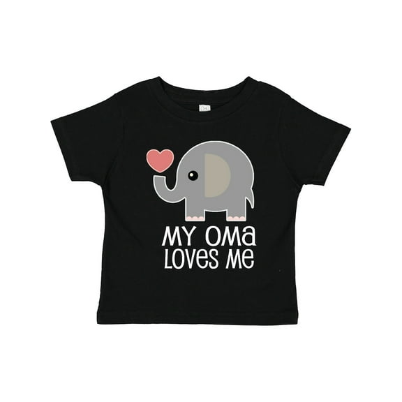 Inktastic My Oma Loves Me Grandchild Boys or Girls Toddler T-Shirt