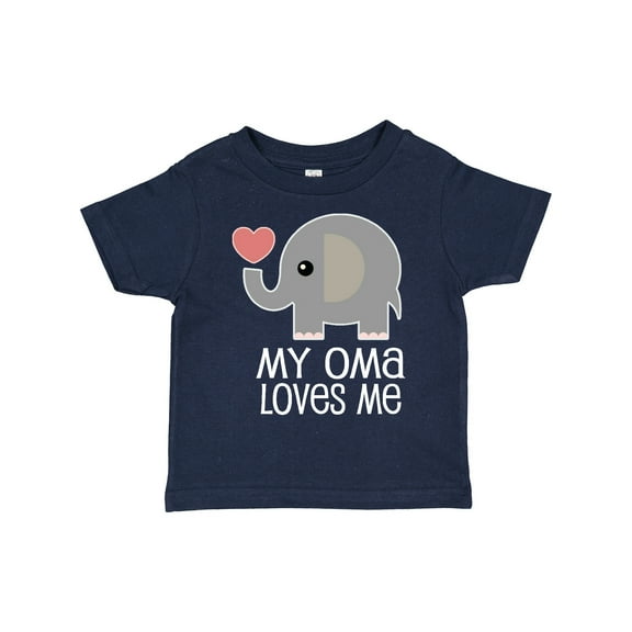 Inktastic My Oma Loves Me Grandchild Boys or Girls Toddler T-Shirt