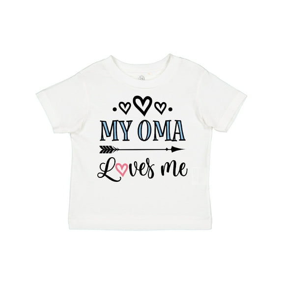Inktastic My Oma Loves Me Grandchild Girls Toddler T-Shirt