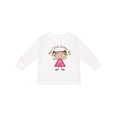 thumbnail image 1 of Inktastic My Oma Loves Me Granddaughter Gift Girls Long Sleeve Toddler T-Shirt, 1 of 5