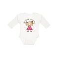 thumbnail image 1 of Inktastic My Oma Loves Me Granddaughter Girls Long Sleeve Baby Bodysuit, 1 of 5