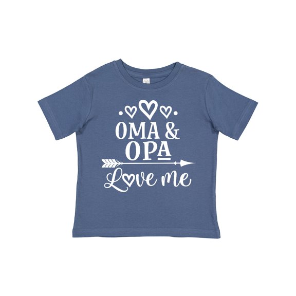 Inktastic My Oma Opa Love Me Grandchild Boys or Girls Toddler T-Shirt