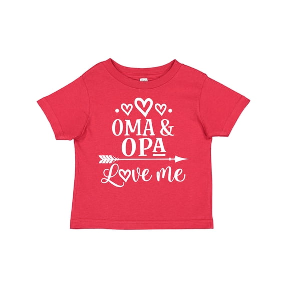 Inktastic My Oma Opa Love Me Grandchild Boys or Girls Toddler T-Shirt