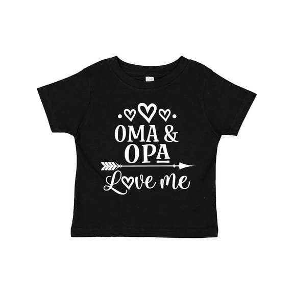 Inktastic My Oma Opa Love Me Grandchild Boys or Girls Toddler T-Shirt