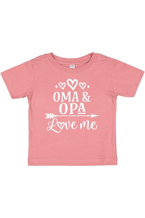My Oma Opa Love Me Grandchild Gift Boys or Girls Baby T-Shirt