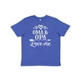 thumbnail image 1 of Inktastic My Oma Opa Love Me Grandchild Gift Youth T-Shirt, 1 of 5