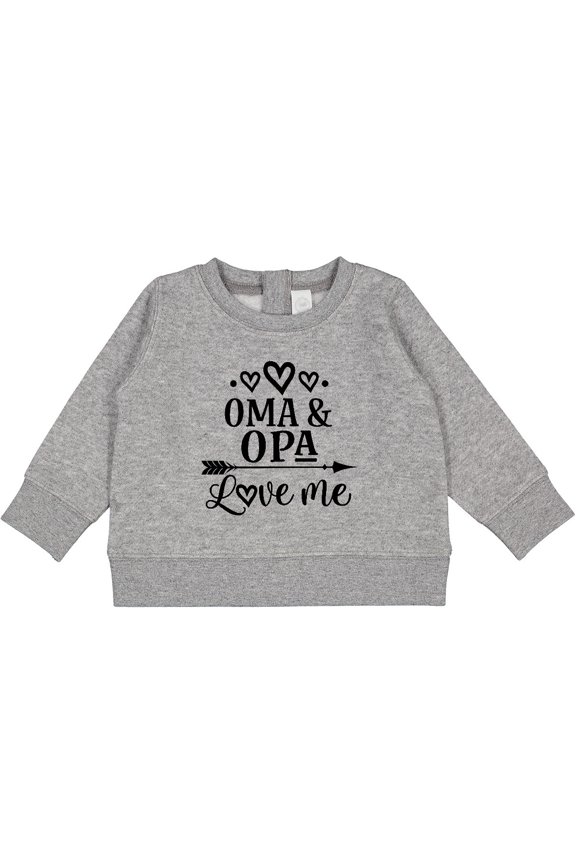 My Oma Opa Love Me Grandkids Baby Sweatshirt