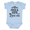 thumbnail image 1 of Inktastic My Oma Opa Love Me Grandkids Boys or Girls Baby Bodysuit, 1 of 5
