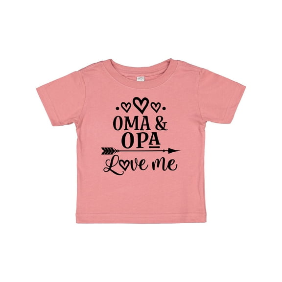 Inktastic My Oma Opa Love Me Grandkids Boys or Girls Baby T-Shirt