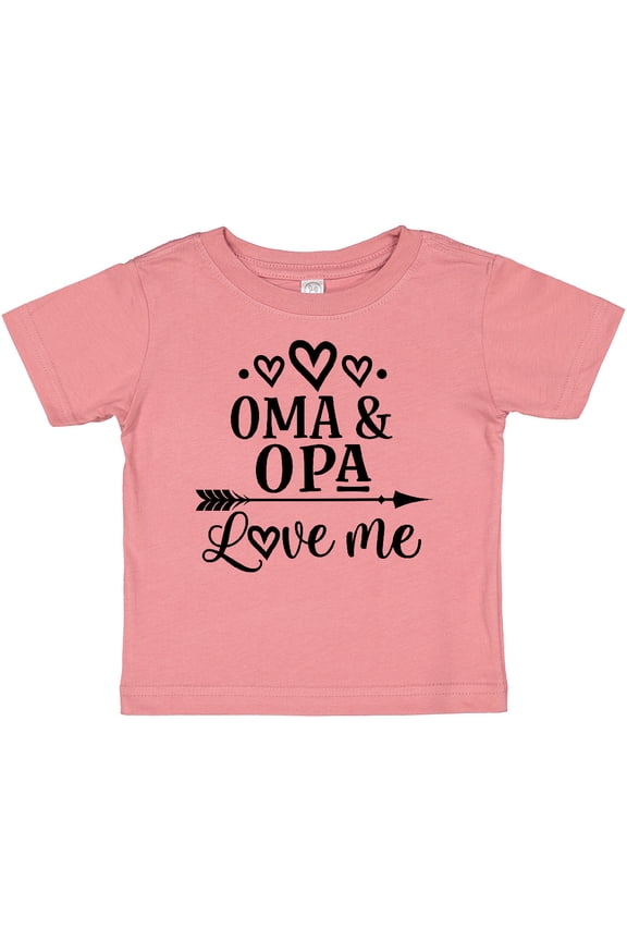 My Oma Opa Love Me Grandkids Boys or Girls Baby T-Shirt
