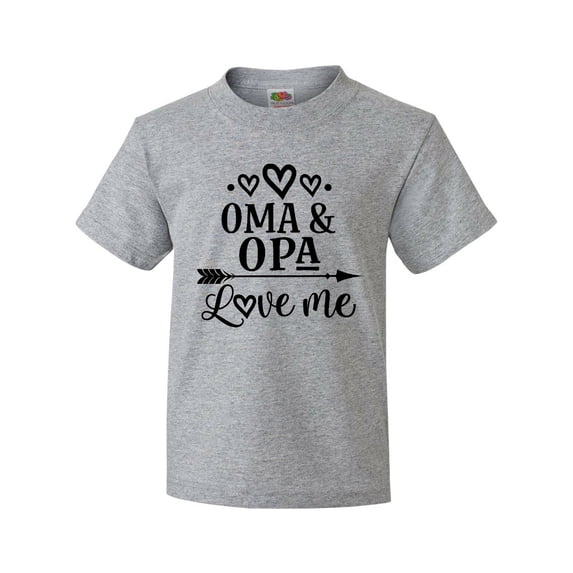 Inktastic My Oma Opa Love Me Grandkids Youth T-Shirt