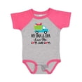 thumbnail image 1 of Inktastic My Oma and Opa Love Me Grandson Truck Boys Baby Bodysuit, 1 of 5