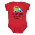 thumbnail image 1 of Inktastic My Oma and Opa Love Me Grandson Truck Boys Baby Bodysuit, 1 of 5