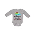 thumbnail image 1 of Inktastic My Oma and Opa Love Me Grandson Truck Boys Long Sleeve Baby Bodysuit, 1 of 5