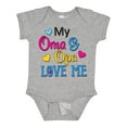 thumbnail image 1 of Inktastic My Oma and Opa Love Me with Hearts Boys or Girls Baby Bodysuit, 1 of 5