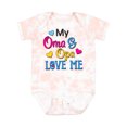 thumbnail image 1 of Inktastic My Oma and Opa Love Me with Hearts Boys or Girls Baby Bodysuit, 1 of 5