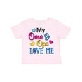 thumbnail image 1 of Inktastic My Oma and Opa Love Me with Hearts Boys or Girls Toddler T-Shirt, 1 of 5