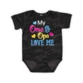 thumbnail image 1 of Inktastic My Oma and Opa Love me with Hearts Boys or Girls Baby Bodysuit, 1 of 5