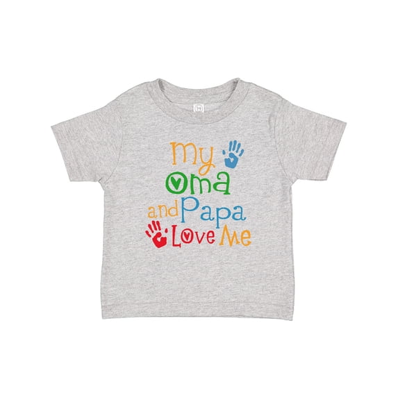 Inktastic My Oma and Papa Love Me Boys or Girls Baby T-Shirt