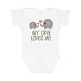 thumbnail image 1 of Inktastic My Opa Grandpa Loves Me Boys or Girls Baby Bodysuit, 1 of 5