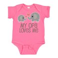 thumbnail image 1 of Inktastic My Opa Grandpa Loves Me Boys or Girls Baby Bodysuit, 1 of 5