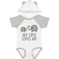 thumbnail image 1 of Inktastic My Opa Grandpa Loves Me Boys or Girls Baby Bodysuit, 1 of 5