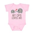 thumbnail image 1 of Inktastic My Opa Grandpa Loves Me Boys or Girls Baby Bodysuit, 1 of 5