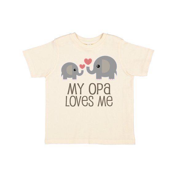 Inktastic My Opa Grandpa Loves Me Gift Boys or Girls Toddler T-Shirt