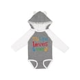 thumbnail image 1 of Inktastic My Opa Loves Me Boys or Girls Long Sleeve Baby Bodysuit, 1 of 5