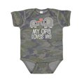 thumbnail image 1 of Inktastic My Opa Loves Me Elephant Boys or Girls Baby Bodysuit, 1 of 5