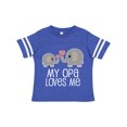 thumbnail image 1 of Inktastic My Opa Loves Me Elephant Boys or Girls Toddler T-Shirt, 1 of 5