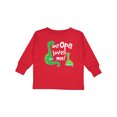 thumbnail image 1 of Inktastic My Opa Loves Me Grandchild Boys Long Sleeve Toddler T-Shirt, 1 of 5