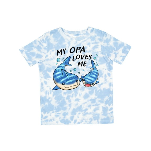 Inktastic My Opa Loves Me Whale Shark Boys or Girls Toddler T-Shirt