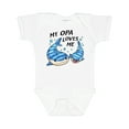 thumbnail image 1 of Inktastic My Opa Loves Me- whale shark Boys or Girls Baby Bodysuit, 1 of 5