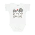 thumbnail image 1 of Inktastic My Pap Pap Grandpa Loves Me Boys or Girls Baby Bodysuit, 1 of 5