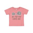 thumbnail image 1 of Inktastic My Pap Pap Grandpa Loves Me Boys or Girls Baby T-Shirt, 1 of 5