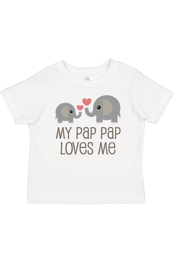 My Pap Pap Grandpa Loves Me Boys or Girls Baby T-Shirt