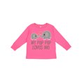 thumbnail image 1 of Inktastic My Pap Pap Grandpa Loves Me Boys or Girls Long Sleeve Toddler T-Shirt, 1 of 5