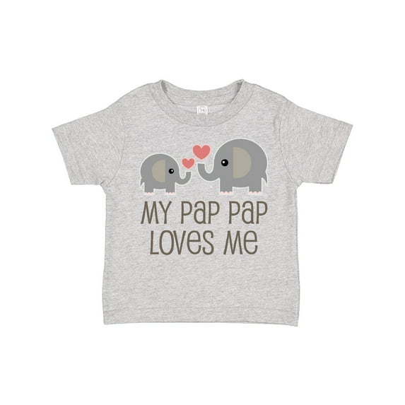Inktastic My Pap Pap Grandpa Loves Me Boys or Girls Toddler T-Shirt